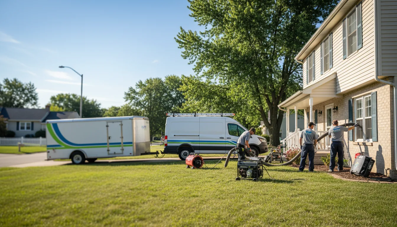 Flooded Basement Restoration And Cleanup With Repair in Wells, MI near me